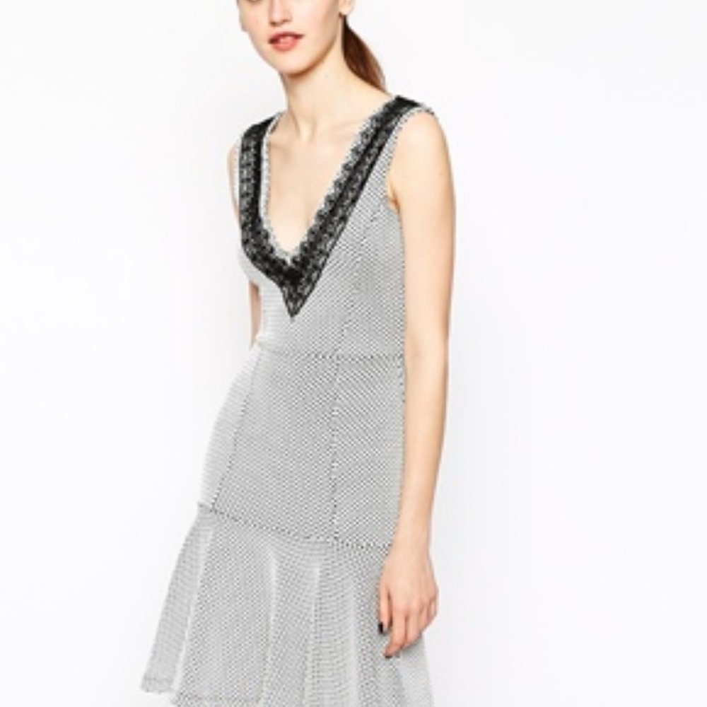 French Connection Color Block Textured Deeds - image 5